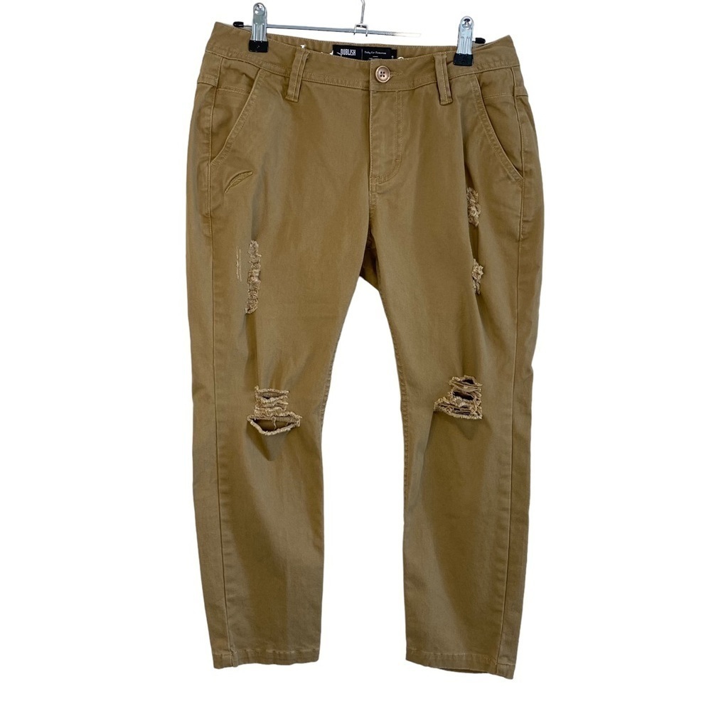 Publish - Boyfriend Jeans -Tapered Mid Rise in chartreuse- S